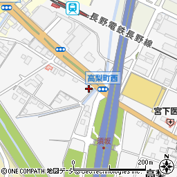 長野県須坂市高梨415周辺の地図