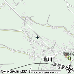 長野県須坂市塩川581周辺の地図