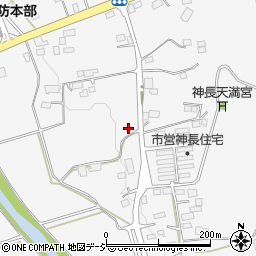 栃木県那須烏山市神長717周辺の地図