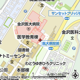みずほ銀行金沢医科大学病院 ＡＴＭ周辺の地図