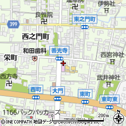 長野県長野市長野大門町83周辺の地図