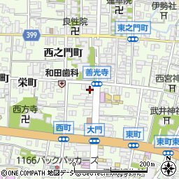 長野県長野市長野大門町504周辺の地図