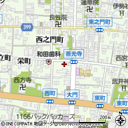 長野県長野市長野大門町503周辺の地図