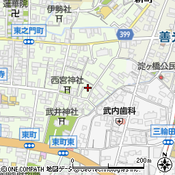 長野県長野市長野岩石町251周辺の地図
