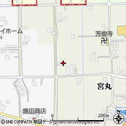 富山県砺波市宮丸周辺の地図