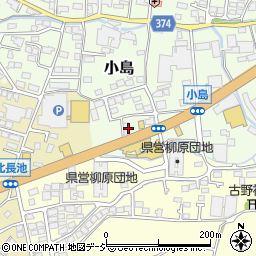 長野県長野市小島82周辺の地図