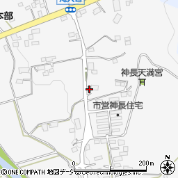 栃木県那須烏山市神長595周辺の地図