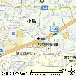 松屋 長野柳原店周辺の地図