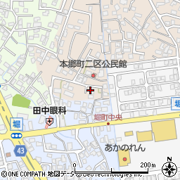 富山県富山市本郷町120周辺の地図