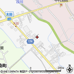 富山県富山市太田中区周辺の地図