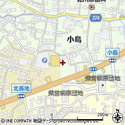 長野県長野市小島72周辺の地図