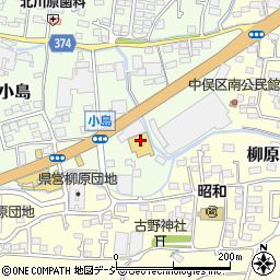 長野日産自動車柳原店周辺の地図