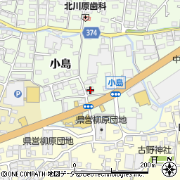 長野県長野市小島109周辺の地図