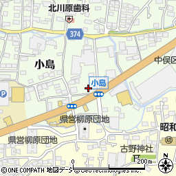 長野県長野市小島119周辺の地図