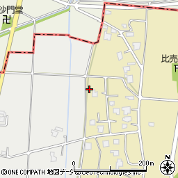 富山県砺波市下中条周辺の地図