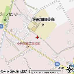 富山県小矢部市西中206周辺の地図