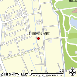 上轡田公民館周辺の地図