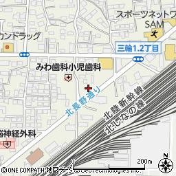 ほっともっと長野三輪店周辺の地図