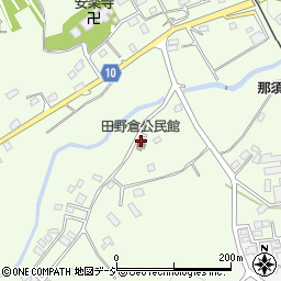 田野倉公民館周辺の地図