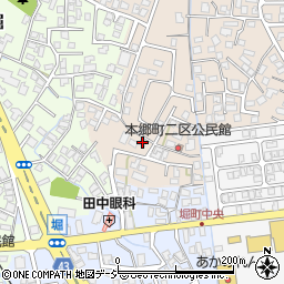 富山県富山市本郷町126周辺の地図