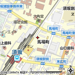長野県須坂市須坂馬場町周辺の地図