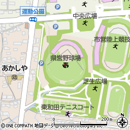 長野県営野球場周辺の地図