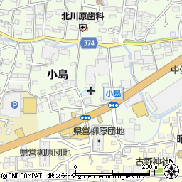 長野県長野市小島108周辺の地図