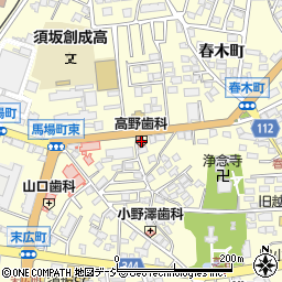 長野県須坂市須坂1107周辺の地図