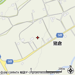 栃木県日光市猪倉212周辺の地図