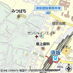 長野県須坂市塩川336-8周辺の地図