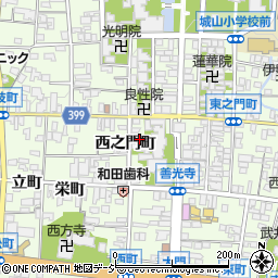 長野県長野市長野西之門町500-5周辺の地図