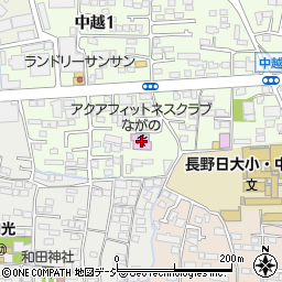 長野ドルフィンスイミングスクール　中央校周辺の地図