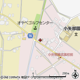 富山県小矢部市西中220周辺の地図