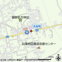 須坂温泉入口周辺の地図