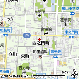 長野県長野市長野西之門町931周辺の地図