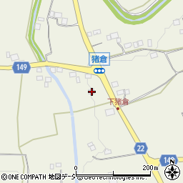 栃木県日光市猪倉652周辺の地図