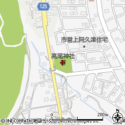 高尾神社周辺の地図