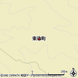 茨城県常陸太田市東染町周辺の地図