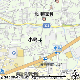 長野県長野市小島95周辺の地図