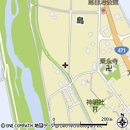富山県小矢部市島86周辺の地図