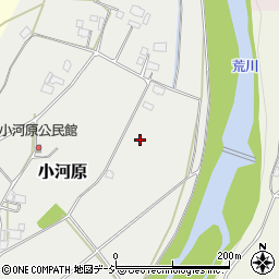 栃木県那須烏山市小河原周辺の地図