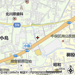 長野県長野市小島161周辺の地図