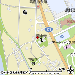 富山県小矢部市島252周辺の地図