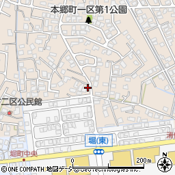 富山県富山市本郷町40-4周辺の地図