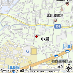 長野県長野市小島55周辺の地図