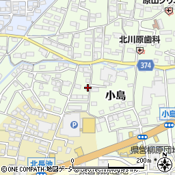 長野県長野市小島41周辺の地図