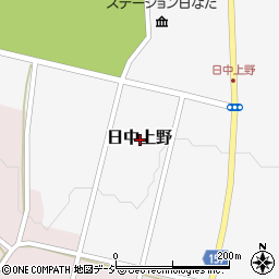 富山県中新川郡立山町日中上野周辺の地図