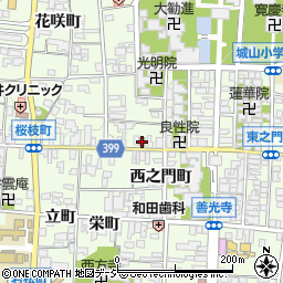 桜枝郵便局周辺の地図