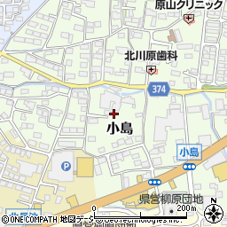 長野県長野市小島62周辺の地図