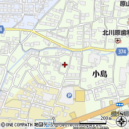 長野県長野市小島34周辺の地図